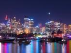 Sydney Harbor on new year eve