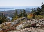 The Atlantic Ocean Seen From Cadillac Mountain, Acadia National Park, Maine, USA.