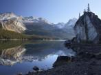 Maligne lake sunrise, Jasper; 