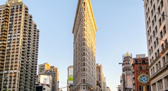 Flatiron Building, Flatiron District, New York City, New York, USA 