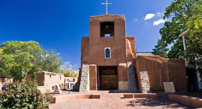 San Miguel Church is the oldest church in the USA, Santa Fe, New Mexico.