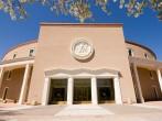 State Capitol, Old Santa Fe Trail and South Capitol, Santa Fe, New Mexico, USA 