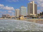 View of Tel-Aviv seashore; 