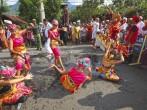 BALI, INDONESIA - MARCH 11: Balinese   Ngrupuk parad on March 11, 2013 in Pemuteran; Bali;