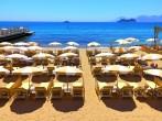 Beautiful beach in Cannes, France