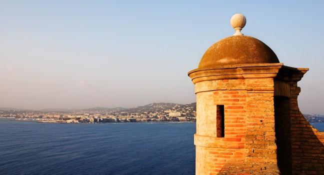 The Famous Ile Sainte Marguerite, Island Jail, across from Cannes, France. 