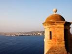 The Famous Ile Sainte Marguerite, Island Jail, across from Cannes, France. 