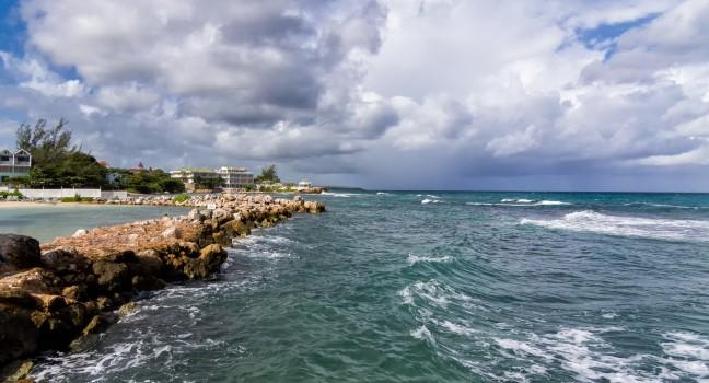 The Caribbean Sea at Runaway Bay, Jamaica.