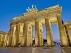 The Brandenburger Tor (Brandenburg Gate) is the ancient gateway to Berlin, Germany 