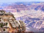 Grand View Point overlook, in Grand Canyon.