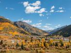 The scenic landscape of silverton colorado in fall.