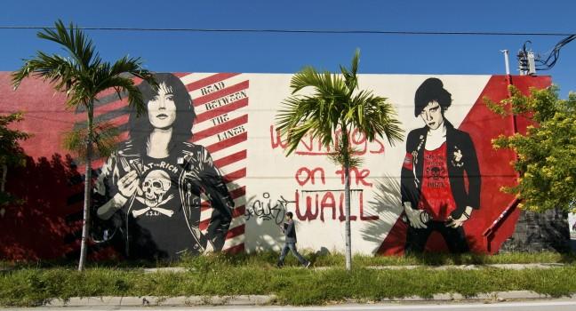 MIAMI - NOVEMBER 5: The Wynwood Design District on November 5, 2011 in Miami. Wynwood features one of the largest open-air street art installations in the world.