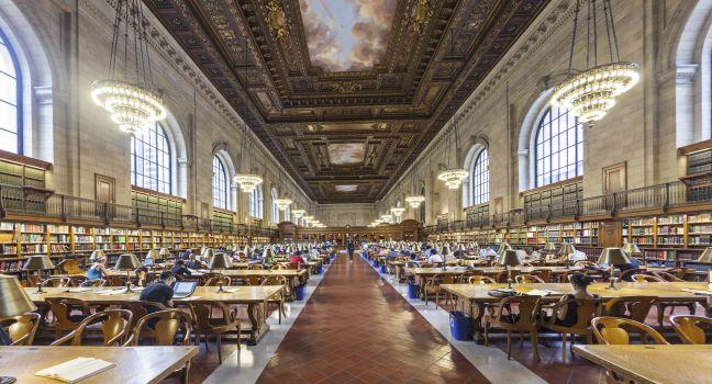 New York Public Library, Midtown West, New York City, New York, USA.