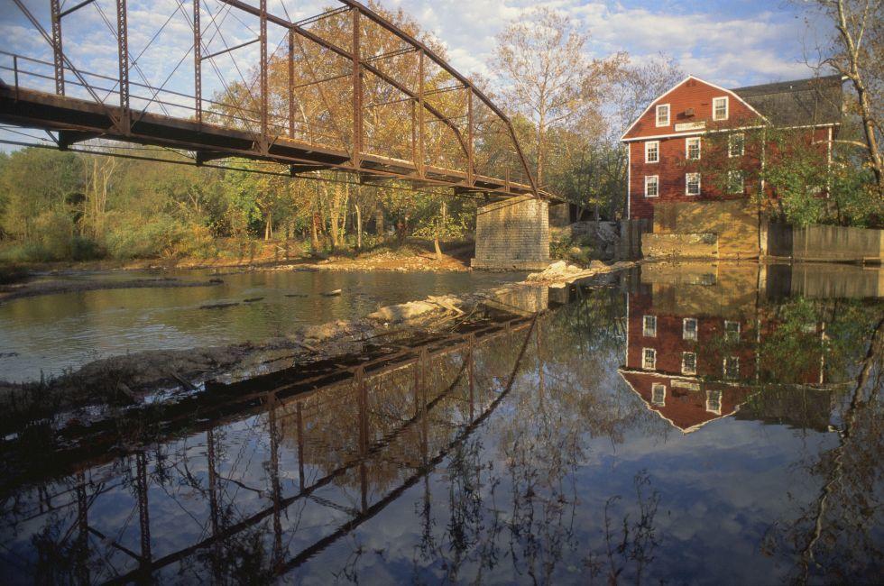 War Eagle Mill, Arkansas River, War Eagle Bridge, Arkansas