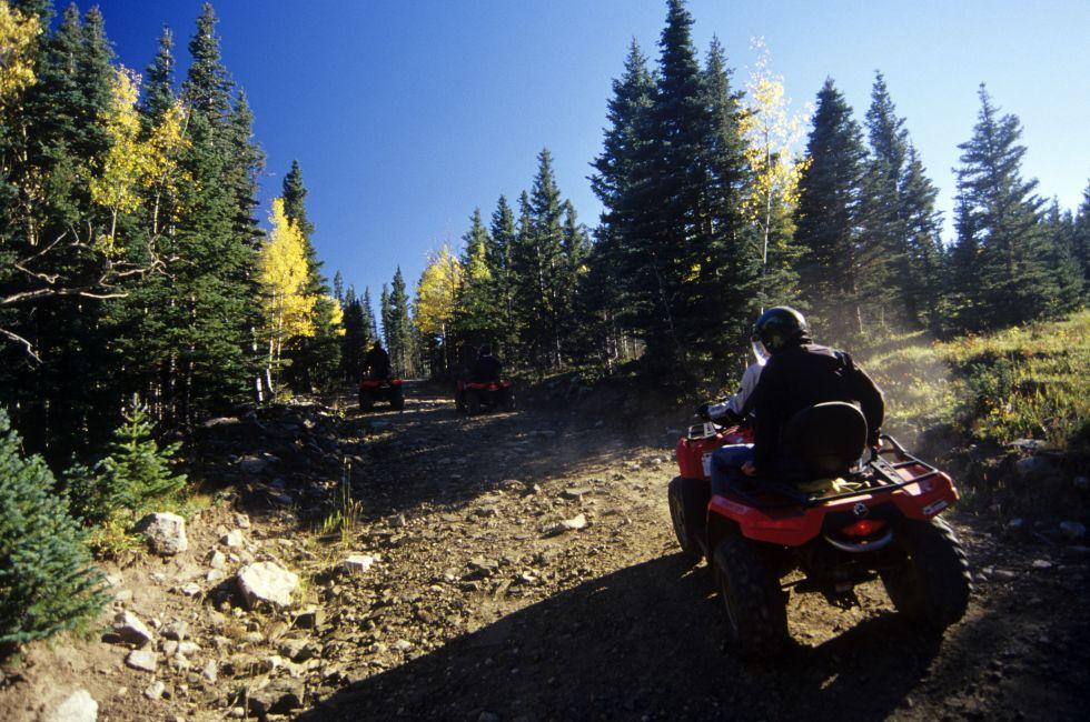 north of Red River, NM in the Carson National Forest.
