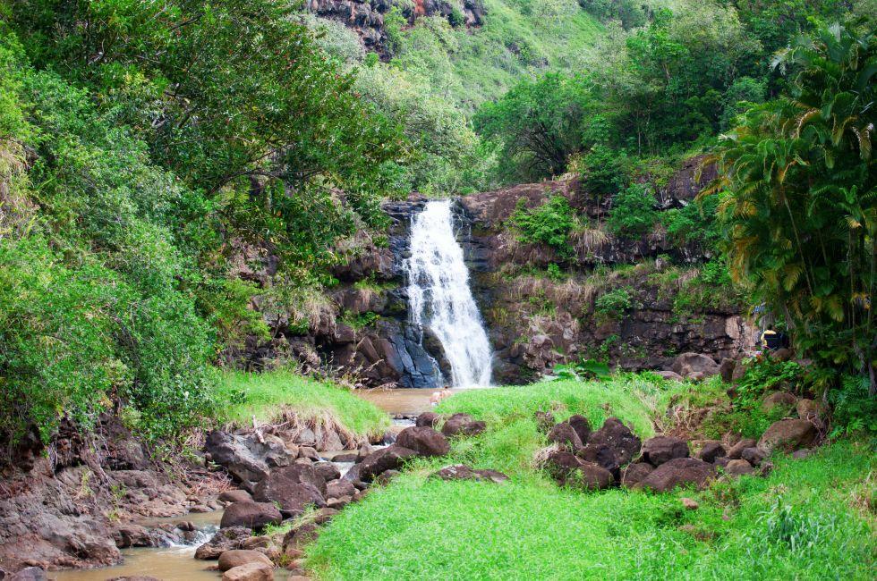 Waimea Falls, Waimea Valley, Oahu, Hawaii