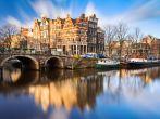 Beautiful image of the UNESCO world heritage canals the 'Brouwersgracht' en 'Prinsengracht (Prince's canal)' in Amsterdam, the Netherlands; Shutterstock ID 192787925; Project/Title: 20 Best Places to Celebrate New Years Eve; Downloader: Fodor's Travel