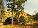 Sunset campground, Bryce Canyon National Park, Utah, USA