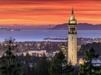 Dramatic Sunset over San Francisco Bay and the Campanile; 