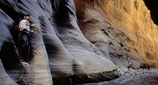 Canyonering Virgin River Narrows Zion National Park, Utah