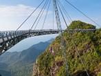 Hanging bridge of Langkawi island, Malaysia; 