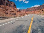 American West Highway. Scenic Utah Highway 128. United States.