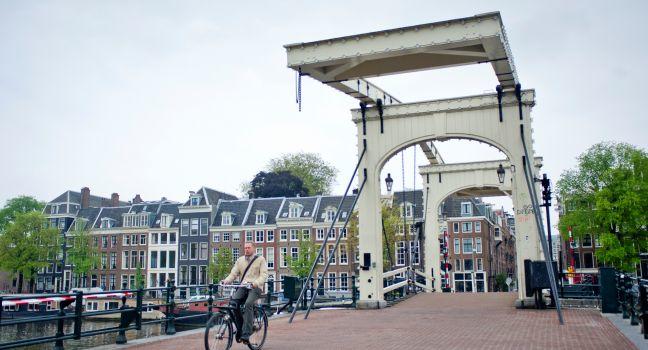 Bridge, Magere Brug, Amsterdam, Holland