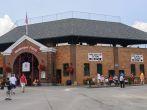 Cooperstown, NY, USA-July 26, 2014: Baseball fans gathered at Cooperstown, NY for the induction of the 75th Hall of Fame ceremony gather on Saturday at the Field of Dreams in Cooperstown.