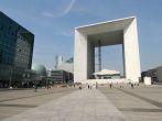 The big arch of La Defense in Paris.