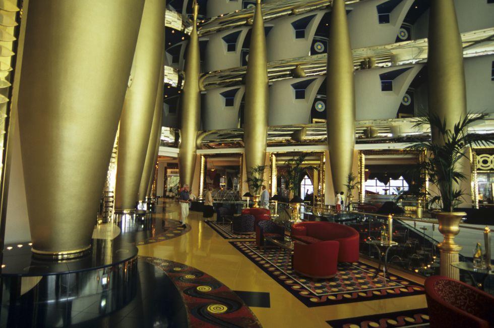 Burj Al Arab lobby, Dubai, UAE