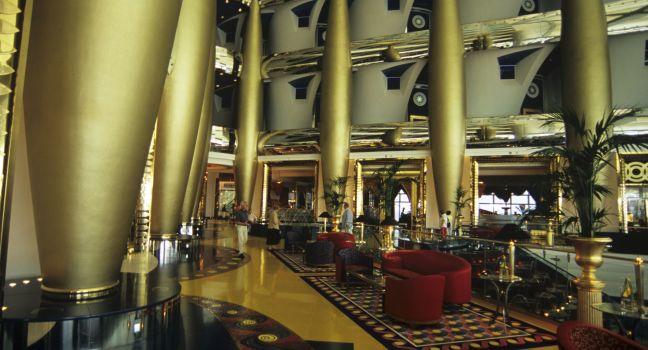 Burj Al Arab lobby, Dubai, UAE