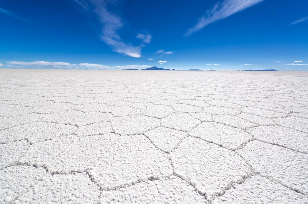 Details of the Uyuni Salt Flat in southern Bolivia; Shutterstock ID 207835168; Project/Title: Bolivia; Downloader: Fodor's Travel