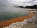 Champagne pool at Wai O Tapu Geothermal area, New Zealand
