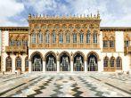 SARASOTA, USA - JULY 25:  Ca d'Zan modeled after the Doges Palace in Venice on July 25, 2013 In Sarasota, USA. Built by circus magnate John Ringling in 1924.; 