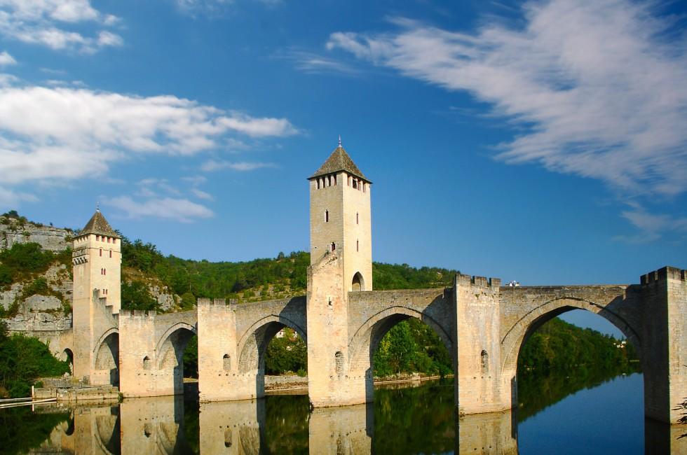 Cahors Valentre bridge, Route to Santiago de Compostela, France, UNESCO - the Pilgrim's Road to Santiago de Compostela; Shutterstock ID 60346336; Project/Title: Fodors; Downloader: Melanie Marin