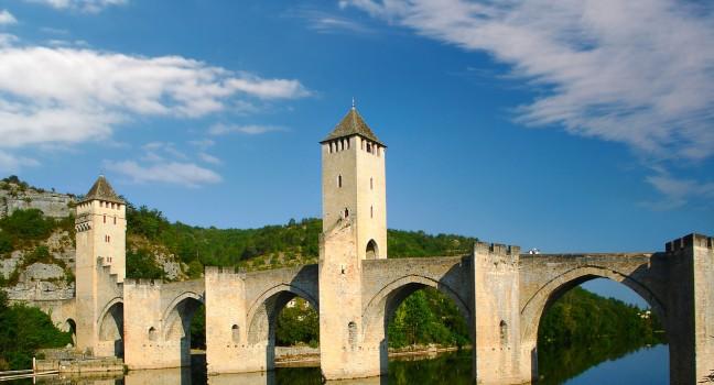 Cahors Valentre bridge, Route to Santiago de Compostela, France, UNESCO - the Pilgrim's Road to Santiago de Compostela; Shutterstock ID 60346336; Project/Title: Fodors; Downloader: Melanie Marin