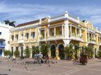 CARTAGENA; COLOMBIA - NOVEMBER 14: Cartagena is the fifth largest city in Colombia, the administrative center of the Department of Bolivar, a port on the Caribbean sea.Cartagena  in  November 14, 2012; 