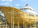Boat Building, shot at Manta Ecuador; 