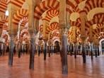 The Great Mosque or Mezquita famous interior in Cordoba, Spain; 