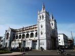 The cathedral in Colon port-city (Panama).;