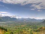 Panoramic view of the volcano crater of El Valle de Anton, Panama.