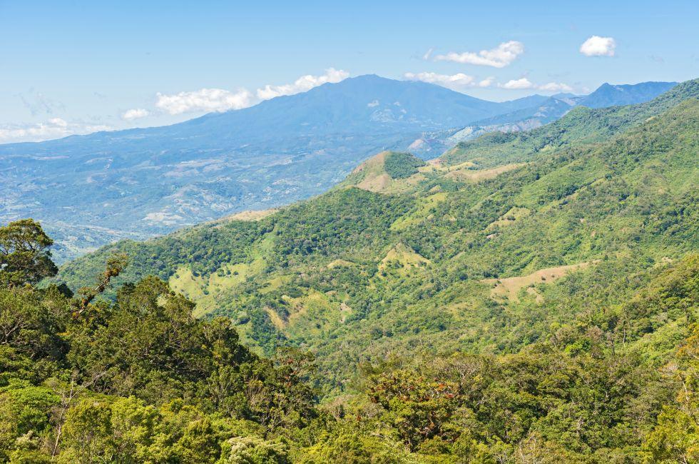 Landscape in Fortuna Natinal Park in Panama on January 4, 2014.