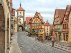 Rothenburg, Germany; Rothenburg ob der Tauber, famous historical old town, Germany, Europe; 