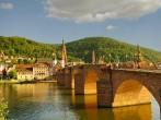 Heidelberger Old Bridge and river, summer 2010