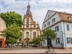 SPEYER, GERMANY - AUGUST 22,2014 - Dreifaltigkeitskirche - church in Speyer. Speyer is a town in Rhineland-Palatinate, Germany.