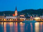 The famous Wine Village of Boppard at Rhine River,middle Rhine Valley,Germany. Photo taken on: August 15th, 2009 