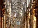 Inside the amazing gothic Cologne Cathedral in Germany. Photo taken on: September 27th, 2013 