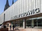 Germany, federal state of North Rhine-Westphalia; City Cologne: Museum Ludwig: Museum of Modern Art, which forms part of the Ludwig Museums and displays contemporary visual art. The modern museum building with its striking architecture is characteristic of
