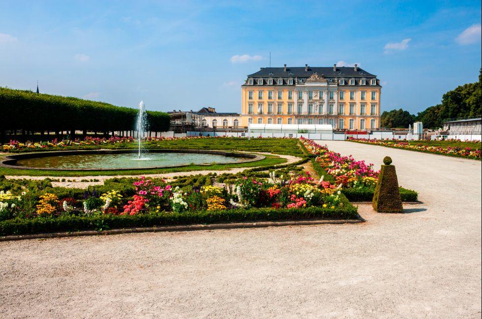Augustusburg Palace in Bruhl, Germany. Photo taken on: July 16th, 2013 