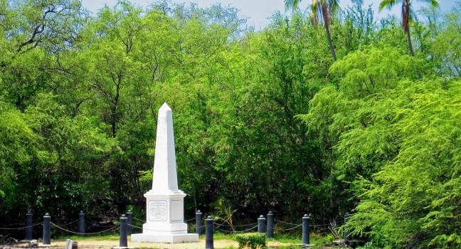 Captain Cook's Monument, Big Island, Hawaii, USA